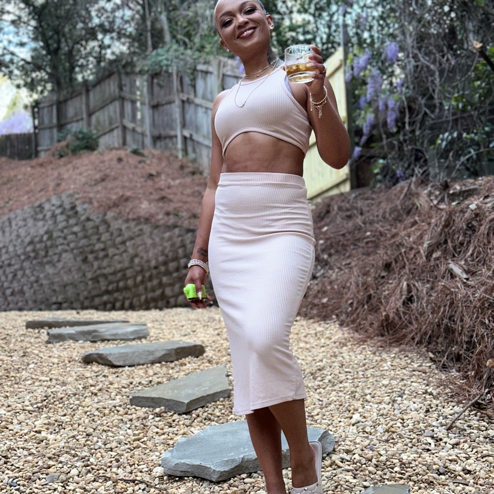 Elegant Cream Skirt